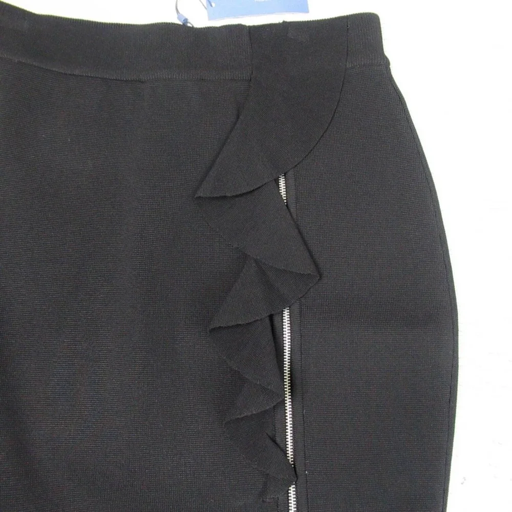 Rebecca Minkoff Angela Ruffled Zipper Pencil Skirt Women’s Large NWT